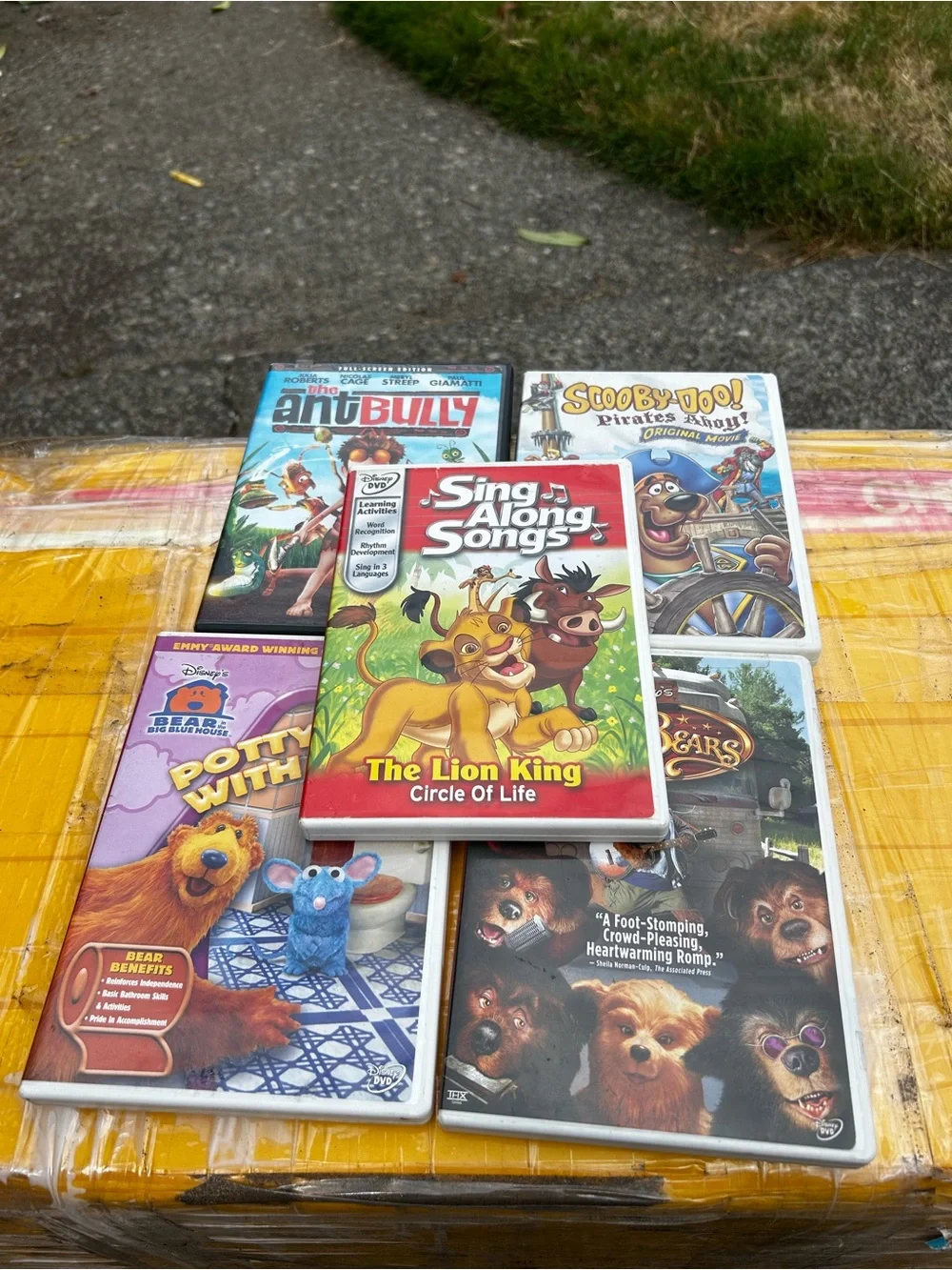Disney Sing Along Songs lot of 5 DVDs The Lion King - Circle of Life (Red)